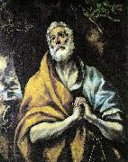 El Greco The Repentant Peter Sweden oil painting artist